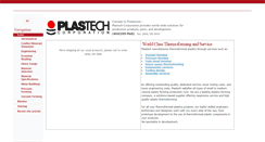 Desktop Screenshot of plastech.com